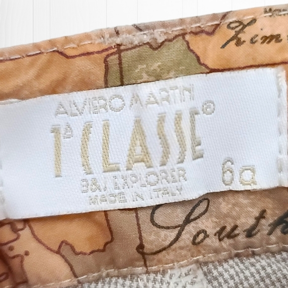 Alviero Martini 1A Classe Geo Map Explorer Boys Trousers Size 6 - Picture 7 of 10